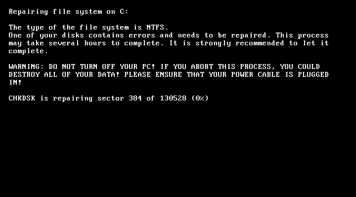 Fake Disk Tool - Petya 2017