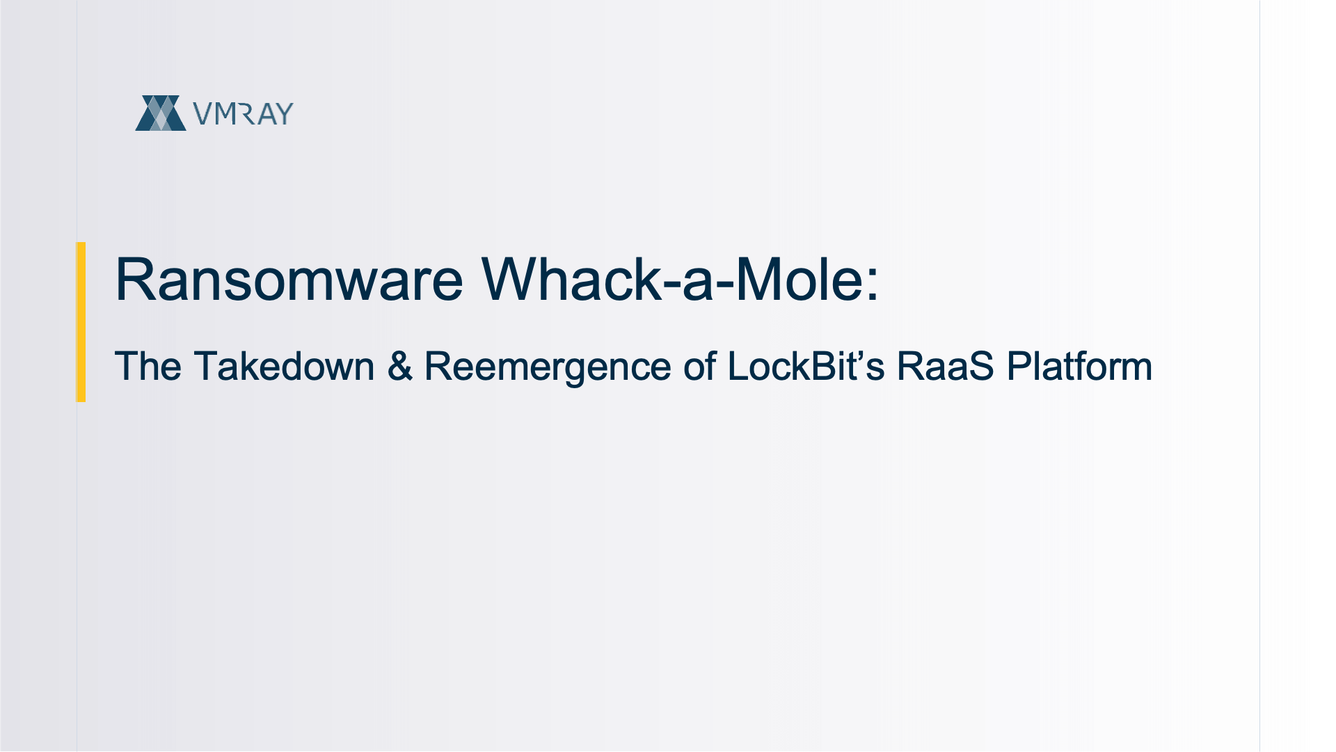 VMRay - SANS Ransomware Summit - Featured Image